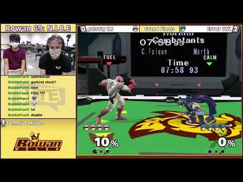 Rowan Fall 2021 #69: gdawg (Falcon) Vs. Error (Marth) - Grand Finals