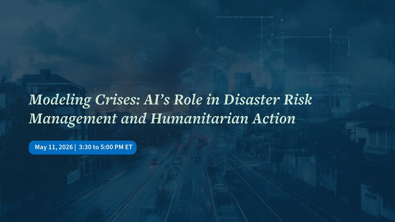 Modeling Crises: AI’s Role in Disaster Risk Management and Humanitarian Action