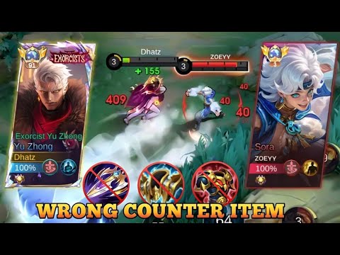 FINALLY A PRO SORA GLOBAL OPPONENT IN EXP LANE! | YU ZHONG BEST BUILD 2026