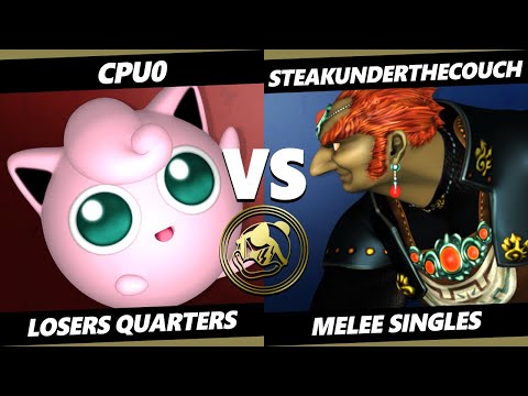 Daddy's Den Top 8 - SteakUnderTheCouch (Peach, Ganondorf) Vs. CPU0 (Jigglypuff) Smash Melee - SSBM