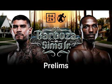 ARNOLD BARBOZA JR VS. KENNETH SIMS JR PRELIMS LIVESTREAM