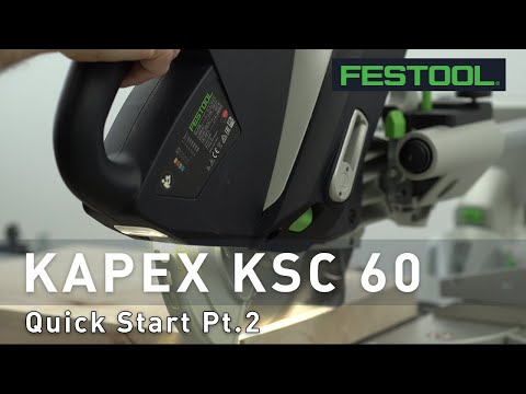 Making the First Cut: KSC 60 Cordless Sliding Compound Miter Saw