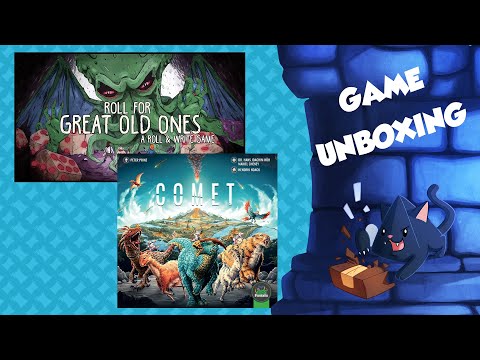 Daily Unboxing - Roll for Great Old Ones & Comet