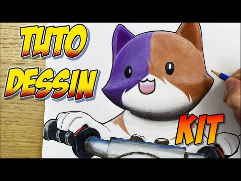 comment Dessiner le Skin Fortnite KIT saison 3 chapitre 2!