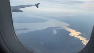 Delta Flight DL 1444 is over suburbs near IAD airport (Washington Dulles International Airport )