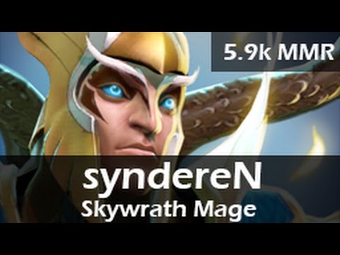 897: syndereN as Skywrath Mage Offlane(R)  - 5.9k MMR Ranked DOTA 2 Gameplay VOD