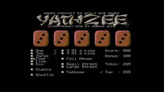 [TAS] C64 Yathzee maximum score by nymx in 02:10.67