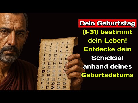 Dein Geburtstag (1–31) bestimmt dein Leben! Entdecke dein Schicksal anhand deines Geburtsdatums