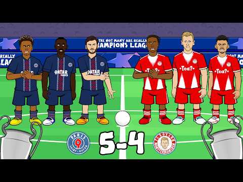 WHAT A GAME🔥 PSG 5-4 Bayern Munich! (Champions League Goals Highlights)