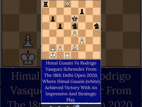 Himal Gusain vs Rodrigo Vasquez Schroeder from the 18th Delhi Open 2020