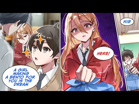 [Manga dub] The delinquent girl told me to come with her during lunch and… [RomCom]
