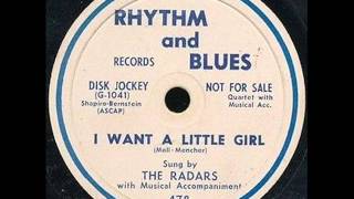I WANT A LITTLE GIRL  The Radars &#39;49 vs Ray Charles &#39;57