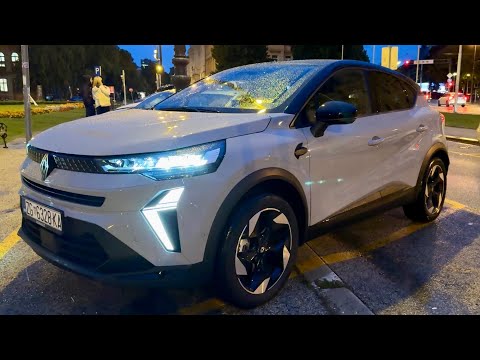 RENAULT CAPTUR FACELIFT 2025 - details AT NIGHT (impressive LIGHTS & ambient lighting) Techno