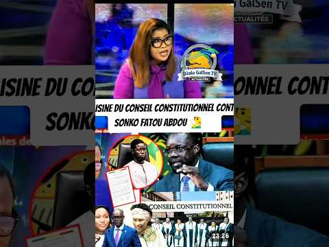 Fatou Abdou Ndiaye sur la décision du conseil constitutionnel à Ousmane Sonko