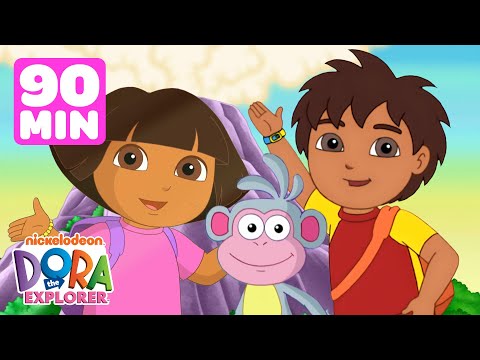 Dora the Explorer & Diego Primos Team-Up! #6 💥 90 Minutes | Dora & Friends