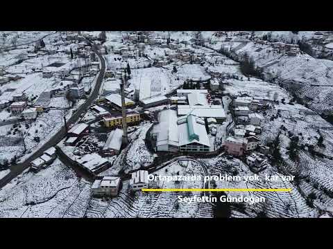 Ortapazar'da problem yok, kar var