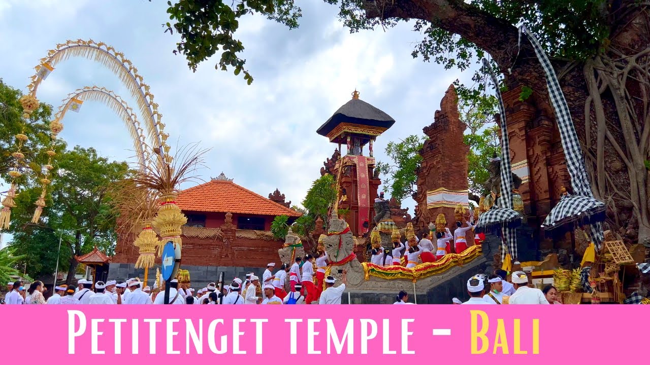 Experience traditional ceremony at Petitenget Temple digitally.