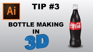 How to Make a 3D Coca Cola Bottle in Adobe Illustrator | ALLSTARGRAPHICS