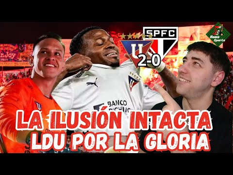 🚨RAMA SPORTS 🇦🇷 is full of praise as Liga Deportiva Universidad de Quito beats Sao Paulo 2-0.