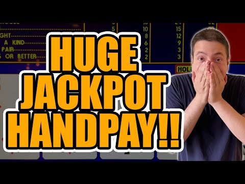EPIC JACKPOT HANDPAY!! GOT THE PERFECT DRAW!! DOUBLE DOUBLE BONUS VIDEO POKER!!