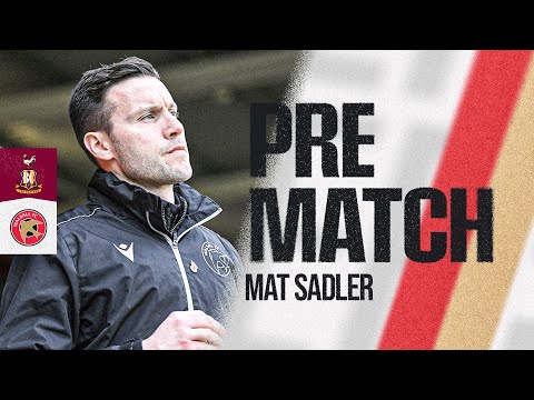 Pre-match: Mat Sadler previews tough away test against Bradford City