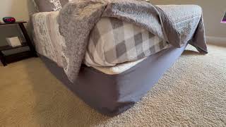 Review of the CGK Unlimited Wrap Around Dust Ruffle Bed Skirt - for King Size Beds with 15 Inch Drop