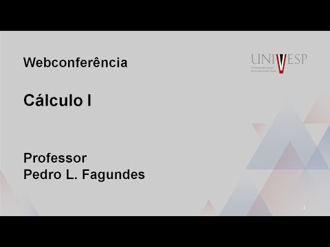 Webconferência - Cálculo I