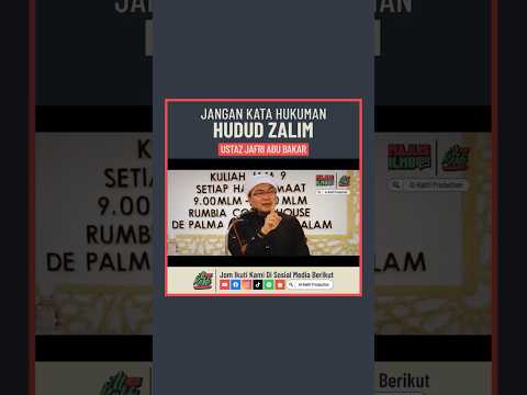Jangan Kata Hukuman Hudud Zalim #shopee #shopeeytdeals