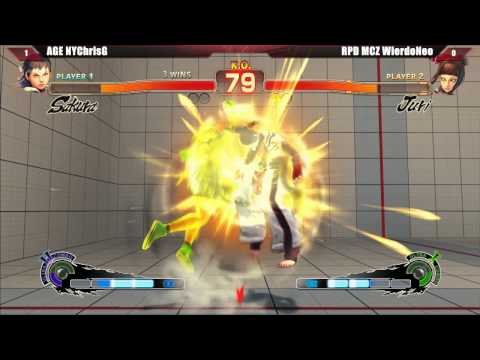 SSF4 AE2012 Top 8 AGE NYChrisG vs RPD MCZ WierdoNeo - East Coast Throwdown V