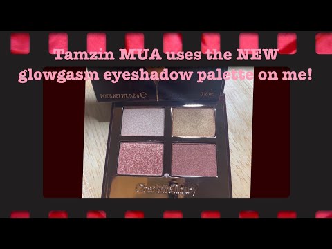 Tamzin MUA uses the NEW Charlotte Tilbury Glowgasm eye palette on me! Video