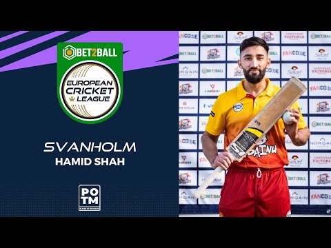POTM: H.Shah - SVH vs DRX | Highlights | Bet2Ball European Cricket League Day 2, Group A | ECL22