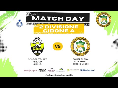2Divisione Girone A - School Volley Perugia Giallo vs Polisportiva Don Bosco Gubbio Verde