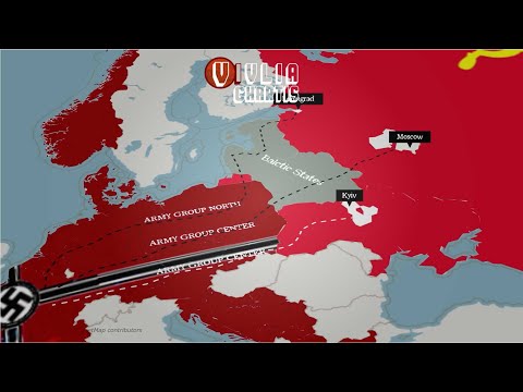 German Invasion of Russia through Maps - 1941
