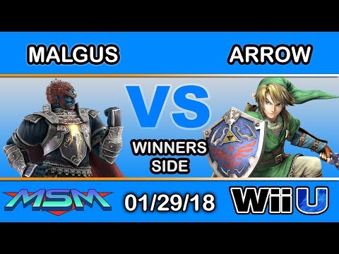 MSM 131 - tHB | Malgus (Ganondorf) Vs. DCG | Arrow (Link) Winners Side - Smash Wii U