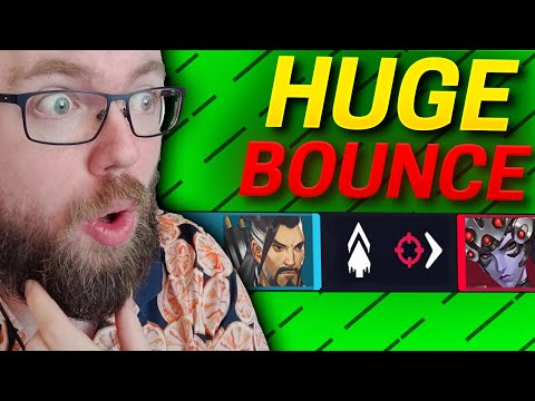 INSANE Hanzo bounce shot + thoughts on ANIME