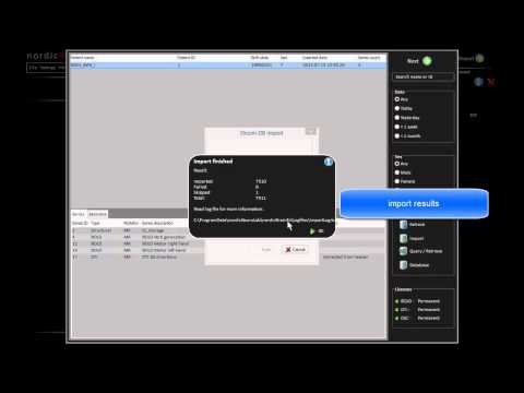 nordicBrainEx v2.1 How to import data from local disk