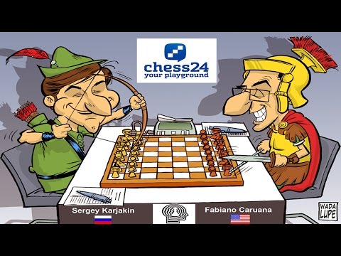 Candidates 2016 (Round 14) Karjakin S. vs  Caruana F.