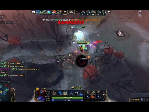 Yatoro #Sven 3rd Rampage in #TI10 against TeamSecret
