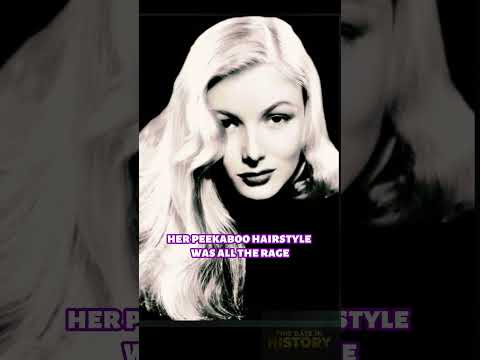 WWII Hero and Icon, Veronica Lake! #shorts #ww2