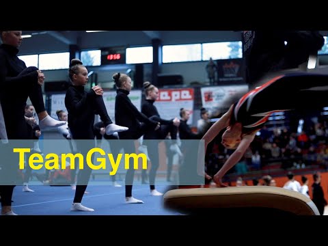 Teamgeist, Rhythmus und Saltos - TeamGym Meisterschaften.