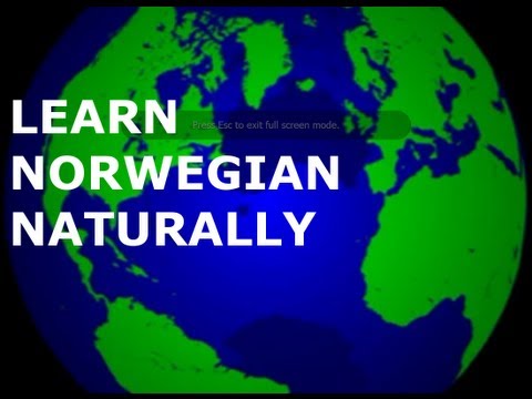 Learn Norwegian Naturally | Learn Norwegian with NorwegianLearning - Subtitles