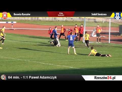 Resovia Rzeszów - Sokół Sieniawa 3:1 (FILM)