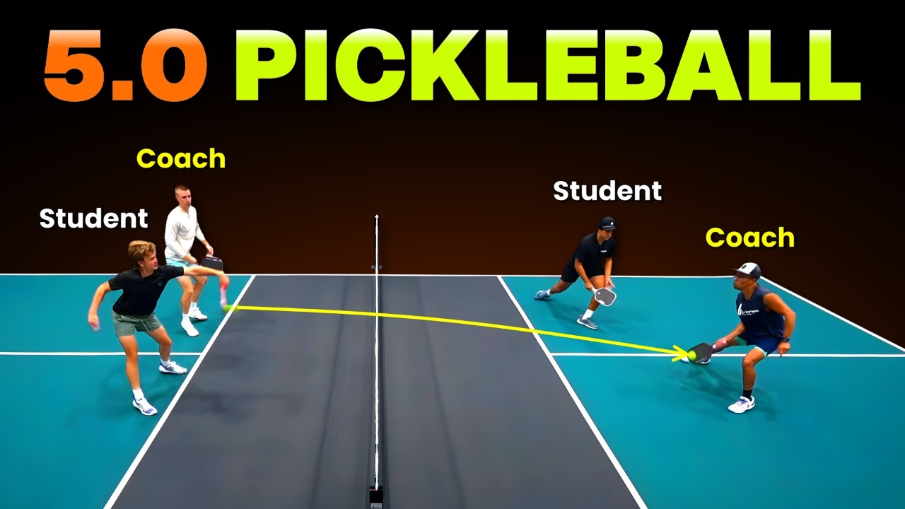 7 Pickleball Lessons From a 5.0 Coaches vs Students Match