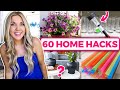 60 Home Hacks That ACTUALLY WORK