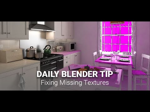 Daily Blender Secrets - Fixing Missing Textures (updated)