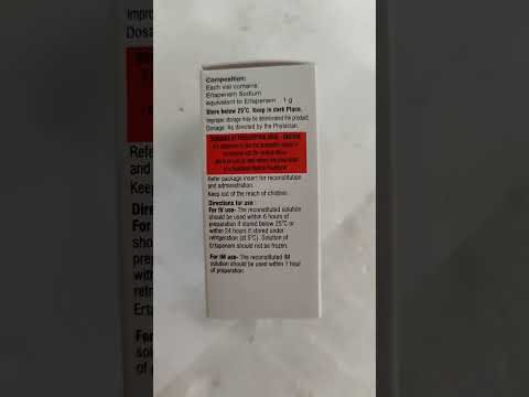 Gerta Ertapenem Injection