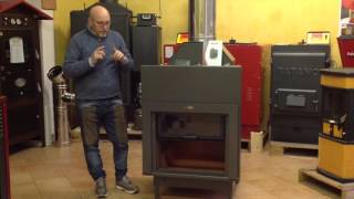 Termocamino a legna Vulcano