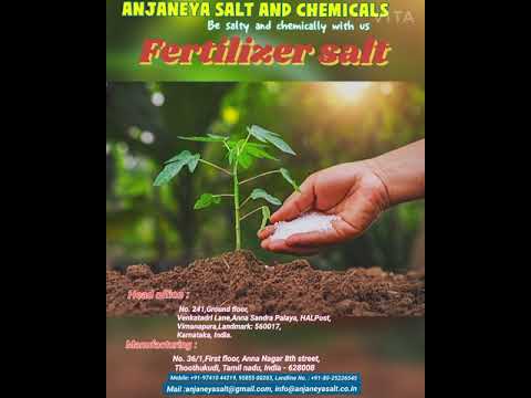 Fertilizer salt - chemical salt