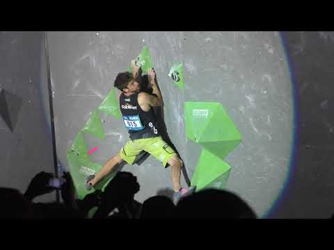 JAN HOJER FINAL Boulder 4 IFSC Climbing World Cup Munich 2017 - Bouldering -