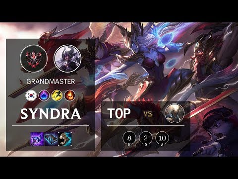 Syndra Top vs Pantheon - KR Grandmaster Patch 10.8